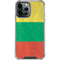 Lithuania Flag Distressed iPhone 14 Pro Max Clear Case